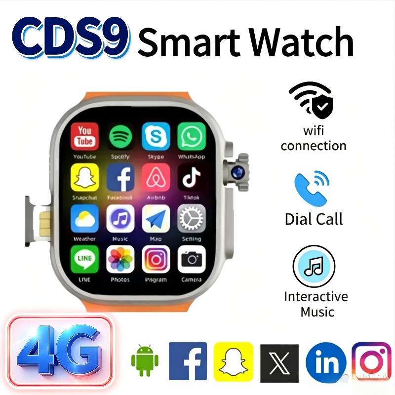 Smartwatch Watches For Women With Gps - Montre connectée Android 4G CDS9 –