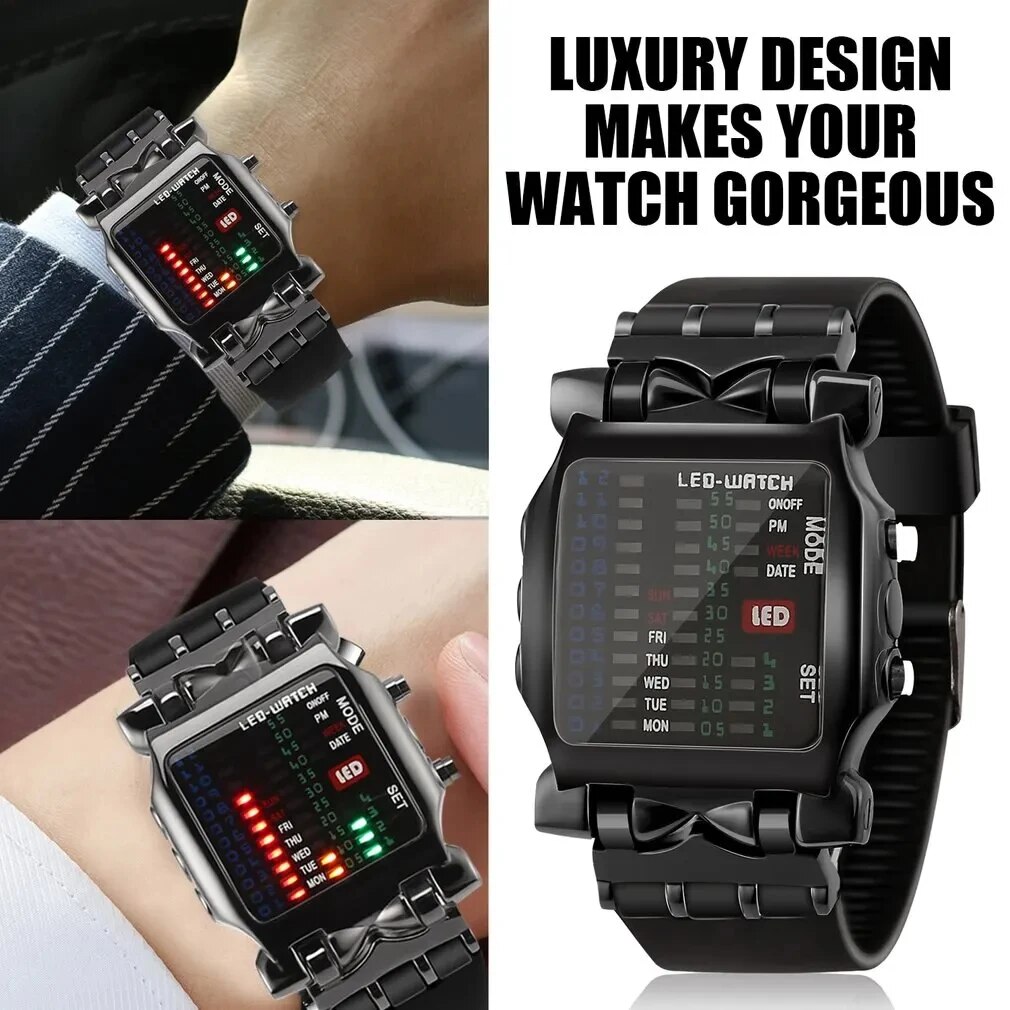 Montre Led binaire créative ét - Timex Watches Smartwatch avis et prix